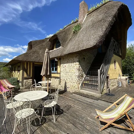 Chaumiere Typique Avec Jardin, Animaux Admis, Wifi Inclus - Fr-1-497-202 Saint-Évroult-de-Montfort