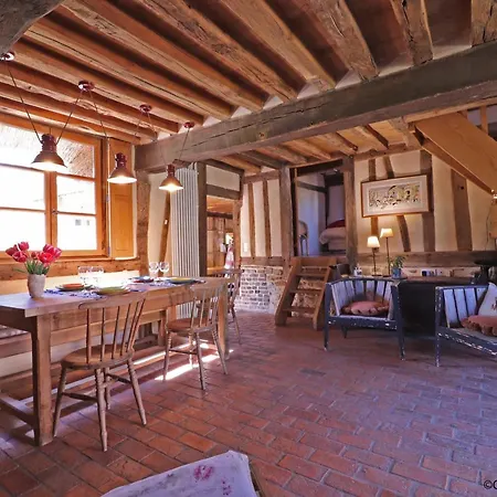 Chaumière Typique Avec Cheminée Et Jardin Privatif, Animaux Acceptés - Fr-1-497-202