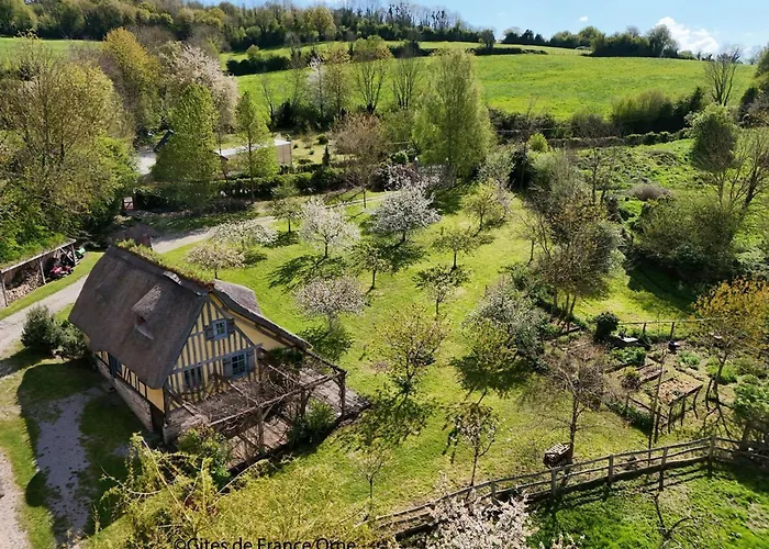 Ferienhaus Chaumiere Typique Avec Cheminee Et Jardin, Animaux Acceptes - Fr-1-497-202