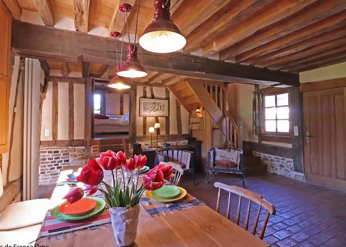 Chaumiere Typique Avec Cheminee Et Jardin, Animaux Acceptes - Fr-1-497-202 Saint-Évroult-de-Montfort