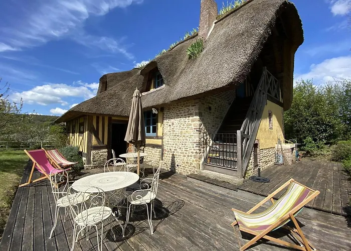 Chaumiere Typique Avec Cheminee Et Jardin, Animaux Acceptes - Fr-1-497-202 Ferienhaus